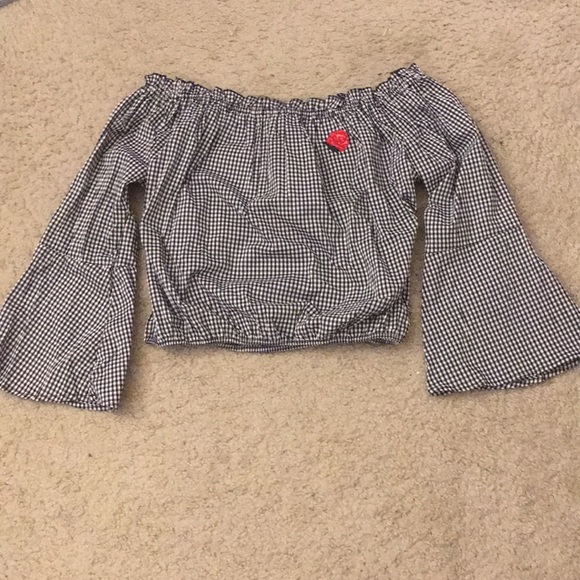 Gingham crop top - Picture 1 of 1